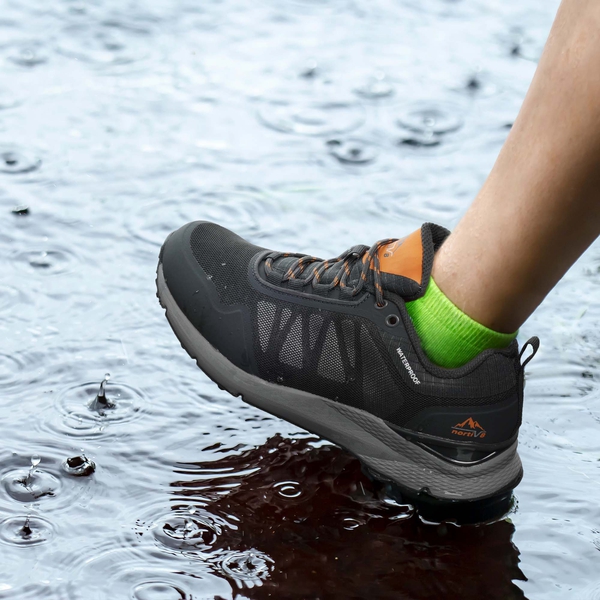 Women's Waterproof Hiking Shoes - DARK GREY - 2